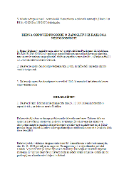 Redna odpoved zaradi nesposobnosti delavca - S tem obrazcem pripravite odpoved pogodbe o zaposlitvi, ki jo delodajalec poda v primeru delavčeve nesposobnosti.
Razlog nesposobnosti je lahko bodisi subjektivne bodisi objektivne narave:
subjektivna nesposobnost delavca - delavec ne dosega pričakovanih delovnih rezultatov, torej dela ne opravlja pravočasno, kvalitetno ali strokovno;
objektivna nesposobnost delavca - delavec ne izpolnjuje oziroma ne more izpolnjevati pogojev za opravljanje dela iz razlogov za katere sam ni in ne more biti odgovoren (npr. neizpolnjevanje pogojev za opravljanje dela, določenih z zakoni in drugimi predpisi).